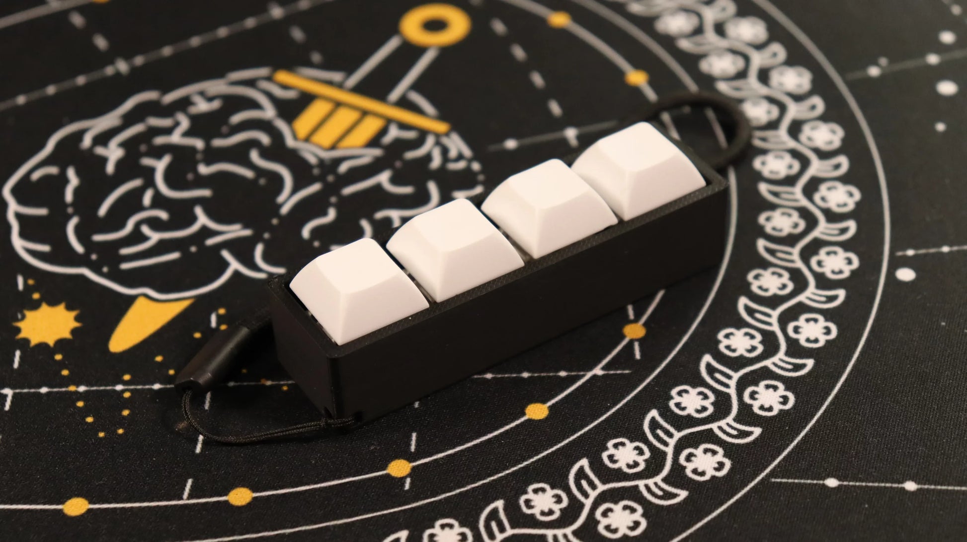 Mechanical Switch Fidget Toy - 4-Key image 2
